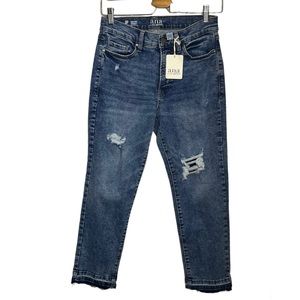 a.n.a High Rise Straight Leg Jeans